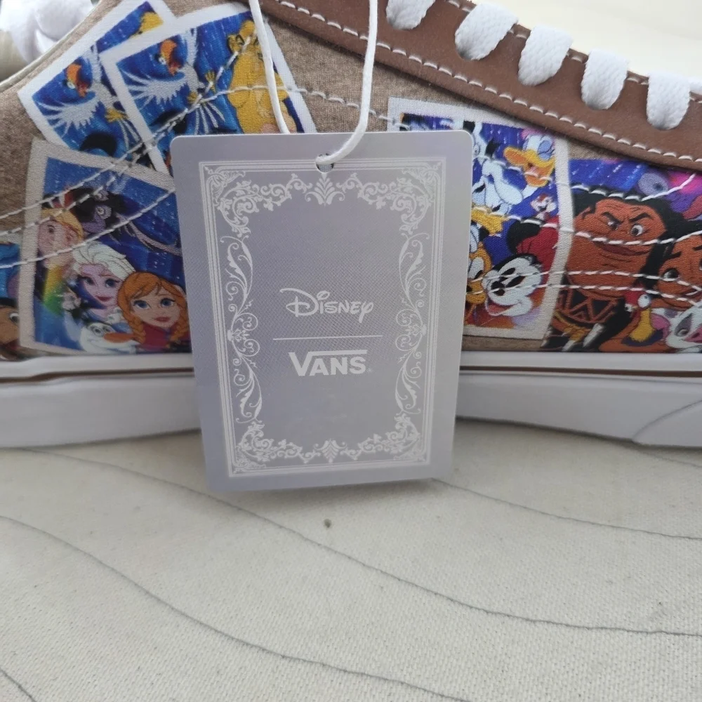Vans x Disney Mens 100th Scrapbook Old Skool Skate Sneakers Shoes Size 11.5 NEW - Picture 13 of 13